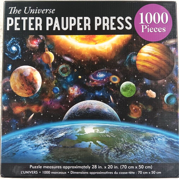 The Universe 1000 Piece Jigsaw Puzzle by Peter Pauper Press - Picture 1 of 3